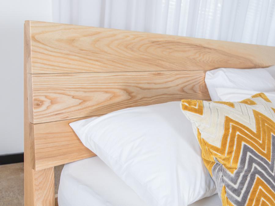 wooden bed with headboard chelsea kensington design by get laid beds