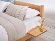 wooden floating shelf