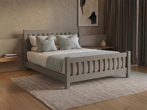 graues niedriges Bradgate-Bett von Get Laid Beds