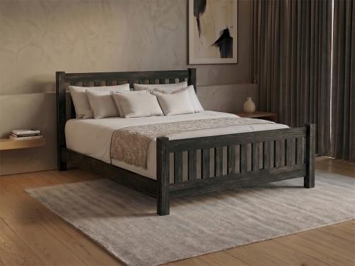 Schwarzes niedriges Bradgate-Bett von Get Laid Beds