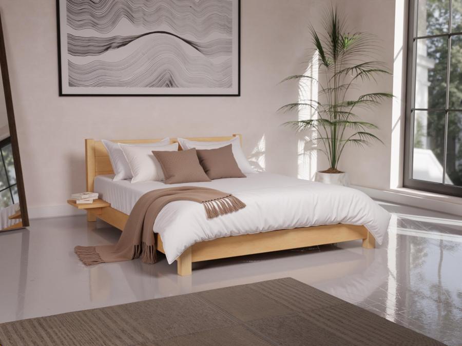 low tokyo bed maple
