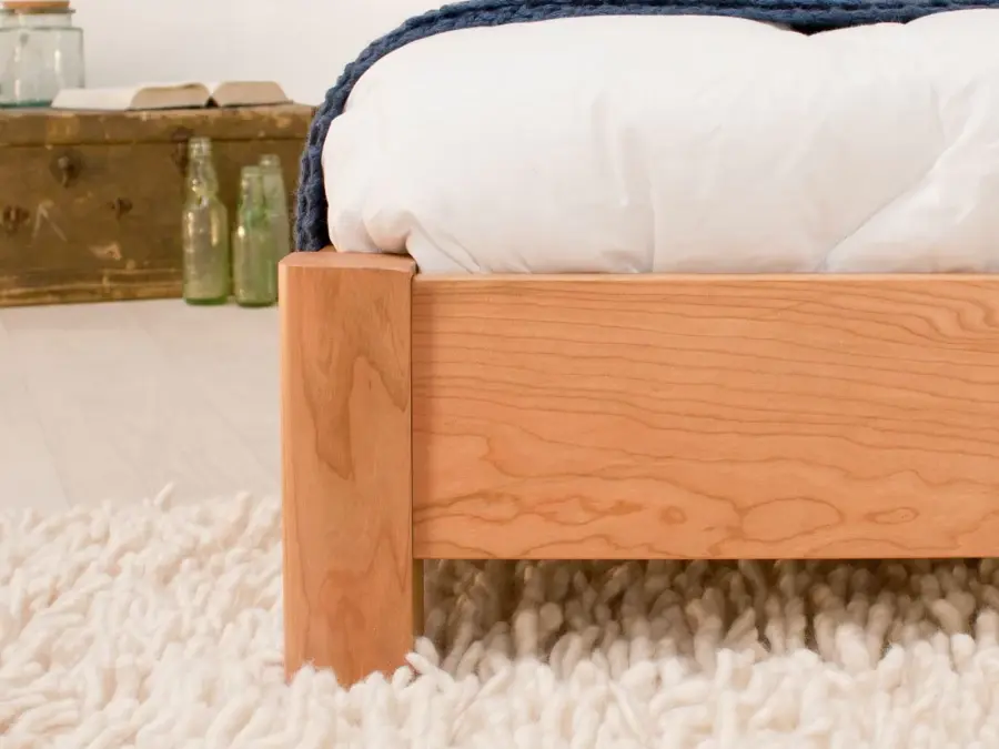 low oriental bed corner