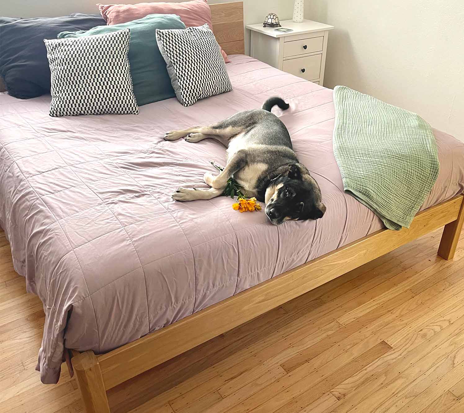 Warme Hölzer für Stile im Hauptschlafzimmer