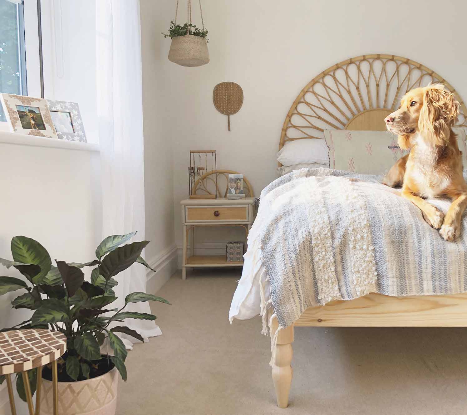 Accessoires für die Inneneinrichtung des Hauptschlafzimmers