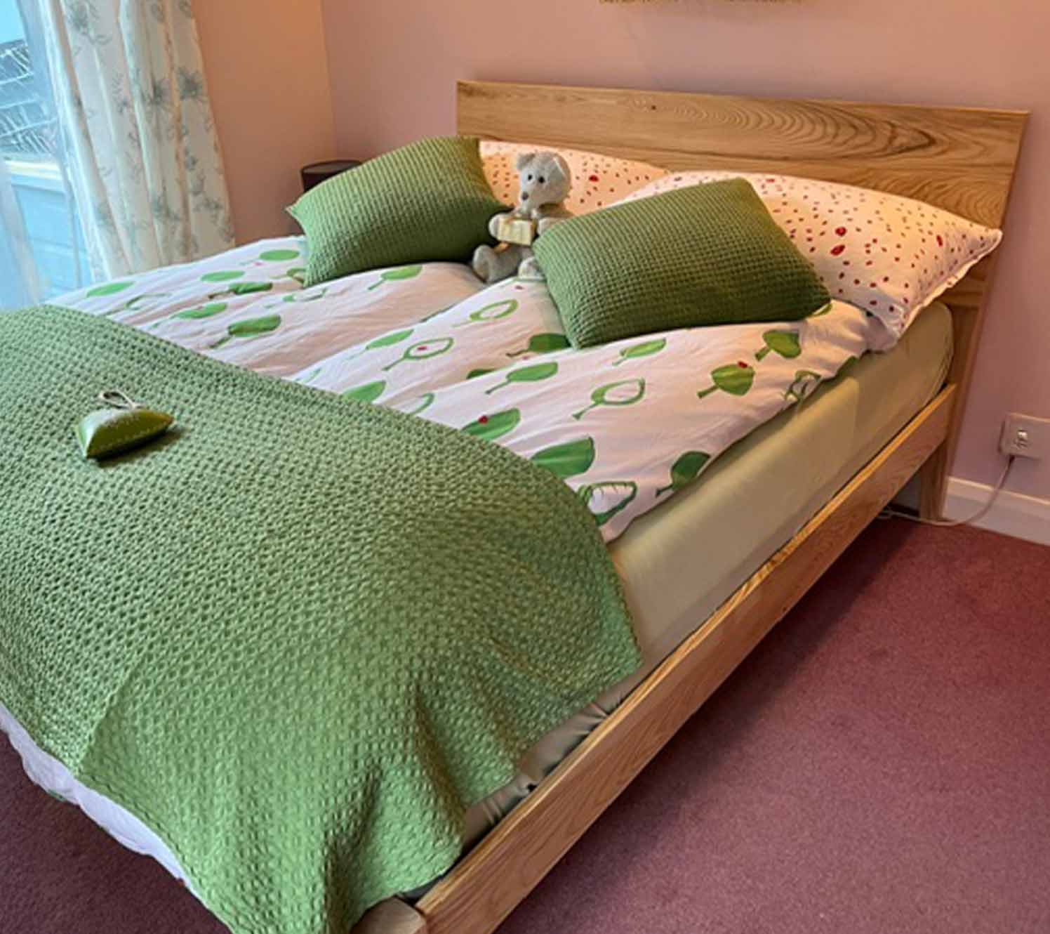 Ideen für Schlafzimmer in Rosatönen